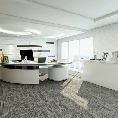 500x500 tappeto per hotel con supporto in PVC verde e costruzione di pile a ciclo