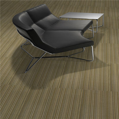 50x50cm PP Loop Pile Carpet Tile per ufficio Hotel Casa Pavimenti camera da letto in strisce