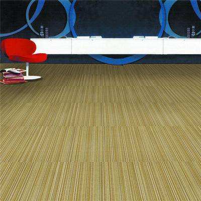 50x50cm PP Loop Pile Carpet Tile per ufficio Hotel Casa Pavimenti camera da letto in strisce