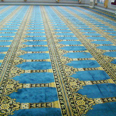 Tappeto di nylon di lana Axminster morbido per sala riunioni di preghiera della moschea