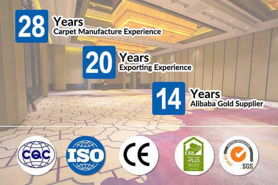 Medium Pile Axminster Carpet per Silverstone Commercial Banquet Hall Sala ospitalità