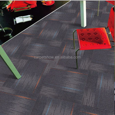 100*100 cm piastrelle modulari in nylon per ufficio con altezza di 4,5 mm per spazi commerciali