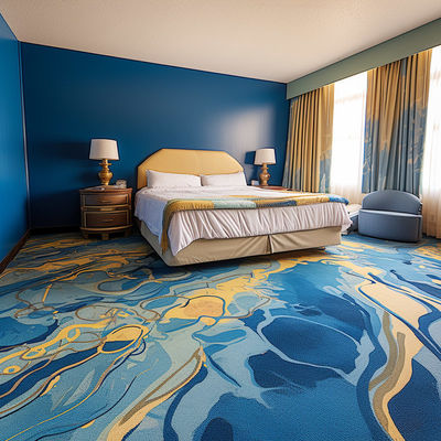 Tapis d'albergo Axminster antiscivolo con trattamento antincendio e disegno astratto
