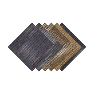 5.0 mm Spessore totale Piastrelle per pavimenti in legno in tessuto di nylon per aree quadrate