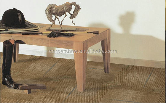 5.0 mm Spessore totale Piastrelle per pavimenti in legno in tessuto di nylon per aree quadrate