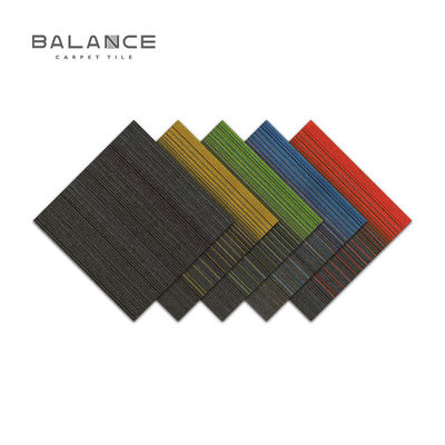50x50 Carpet Office Modular Piastrelle Loop Pile PP Nylon/Bitume Backing Square Carpets