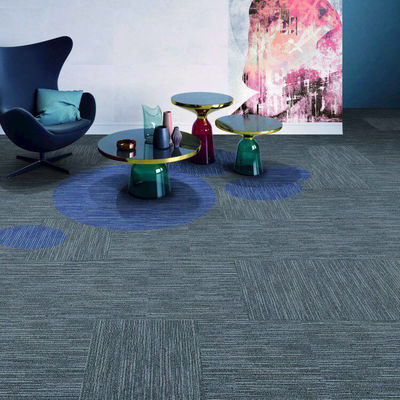 Piastrelle per moquette da ufficio in nylon/PP a pelo medio, linea semplice, per la casa, personalizzate