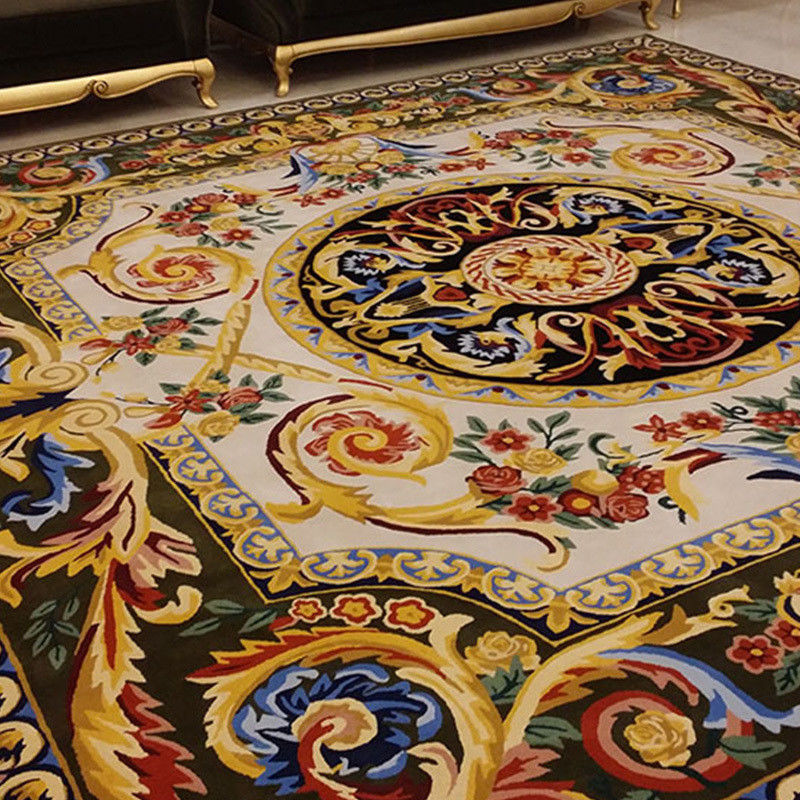 5 stelle soggiorno Arredamento alberghiero a mano tappeto di peluche Altezza di pila Design moderno Tapis Camere