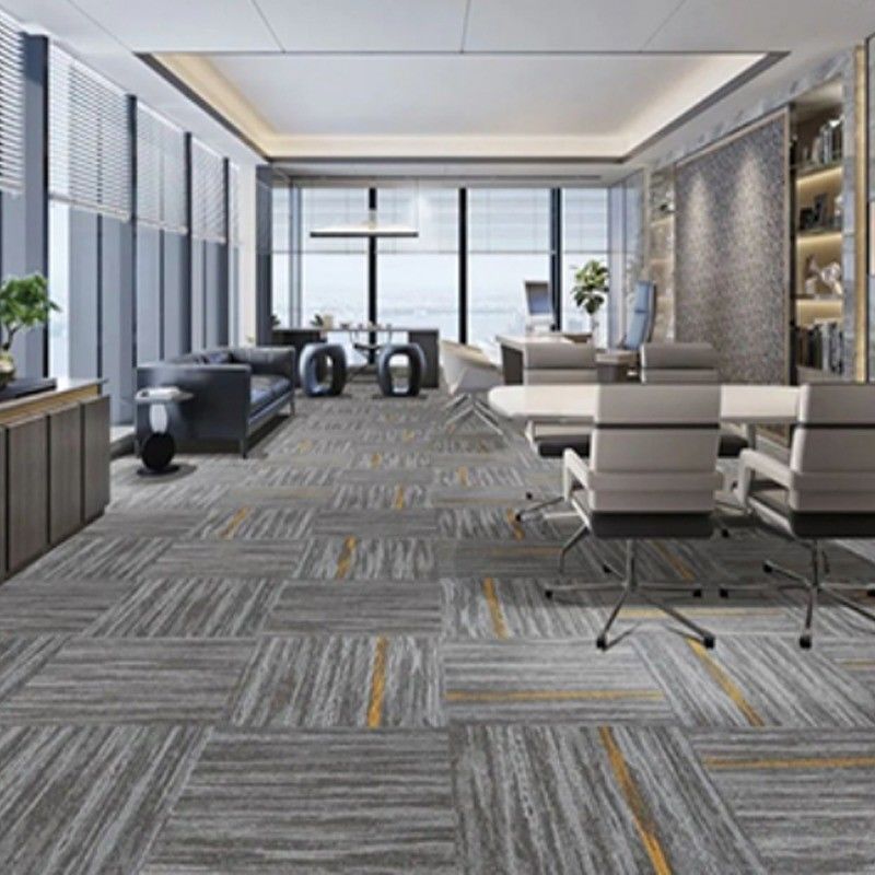 2024 50x50 Quadratura PVC e Asfalto Retro Commerciale PP Nylon Office Pavimento Piastrelle