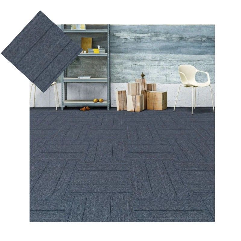 Piastrelle per tappeti per uffici commerciali 50x50 con stile moderno e supporto in PVC modulare di OEM