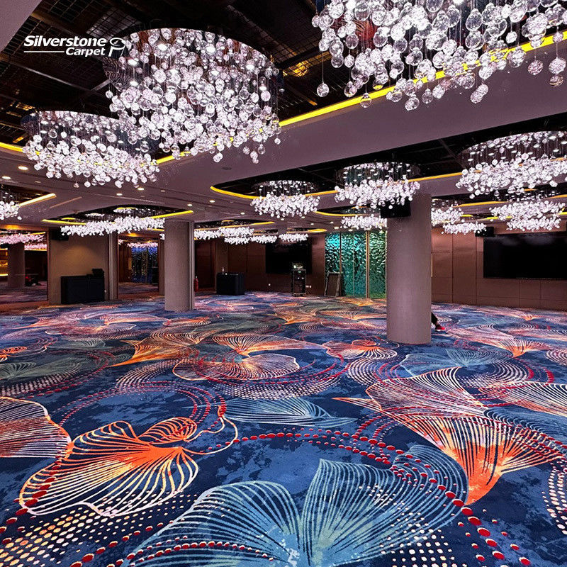 Corridoio della hall dell'hotel MACHINE MADE Custom Axminster Tapis Moquette di stampa da parete a parete