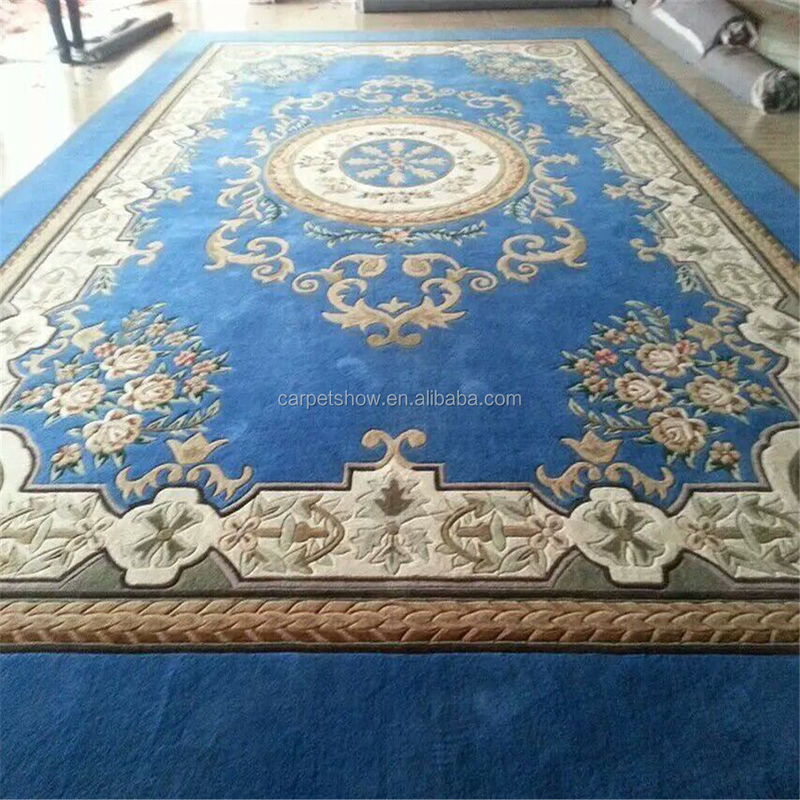 Tappeto a modello floreale rettangolare 100% lana Acrilico Tufted Cut Pile spessore 10 mm per preghiera in bagno