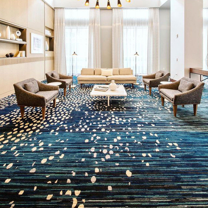 Moquette per hotel di lusso in stile orientale con supporto di iuta o PP e design contemporaneo