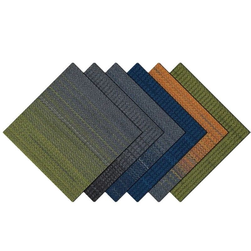 Piastrelle di tappeto di nylon/pp professionali per uffici con spessore totale di circa 6,0 mm