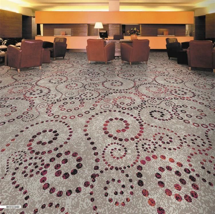 7-15mm Altezza del palo Axminster tappeto per 5 stelle Hotel Sala da ballo 80% lana 20% nylon