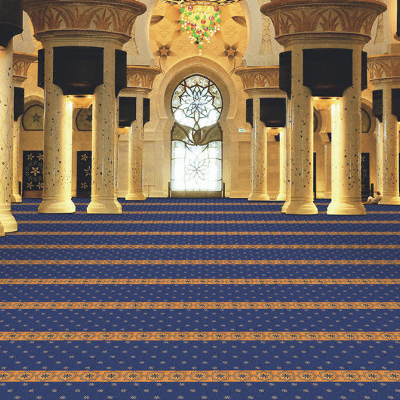 Modelli personalizzati Moschea Preghiera tappeto taglio pila costruzione 4 * 25 M roll Moschea musulmana