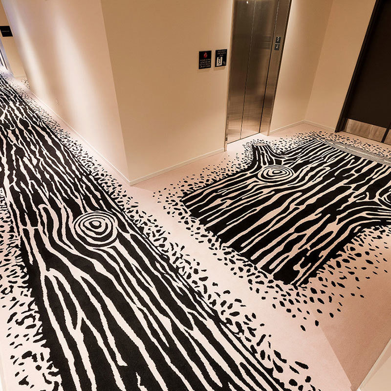 Serie AX-CC Elegante Modello Floreale Tappeto da Parete a Parete Casinò per Sala riunioni dell'hotel