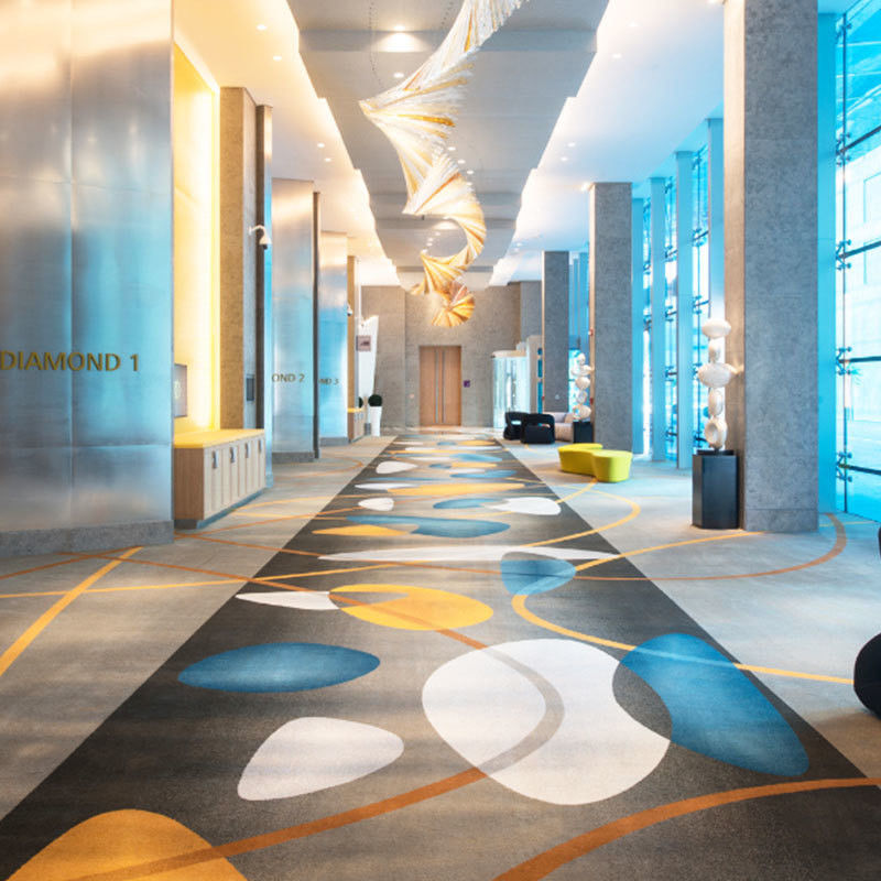 Stile moderno accessibile tappeti Axminster Sala pavimentazione Alfombra per sale da banchetto