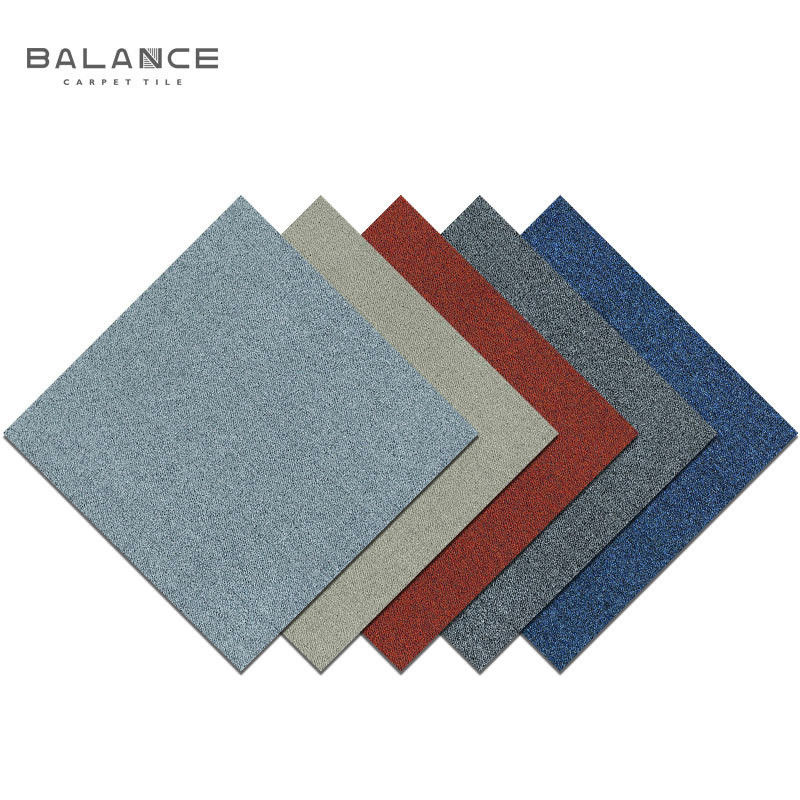 Quadrati Carpette di Nylon per ufficio ignifughe per pavimenti Carpette per ufficio commerciali