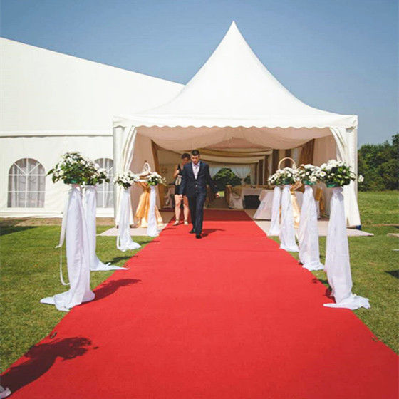 Corridore di tappeto rosso di lusso per il matrimonio preghiera casa auto festa 100% poliestere